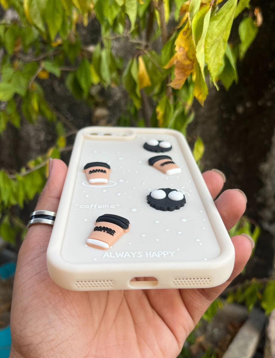 Cute Iphone Plus Phone Cases White Coffee Silicone Designer