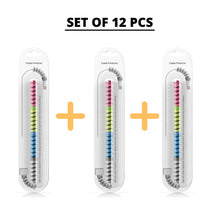 Load image into Gallery viewer, Spiral Cable Protector Set of 12 pcs