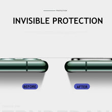 Load image into Gallery viewer, Silver Alloy Camera Lens Protector for Apple Iphone 11