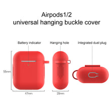 Load image into Gallery viewer, Pink Silicone Case for AirPods 1/2