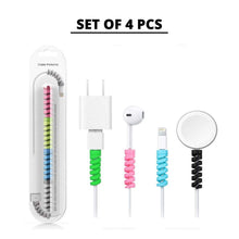 Load image into Gallery viewer, Spiral Cable Protector Set of 4 pcs