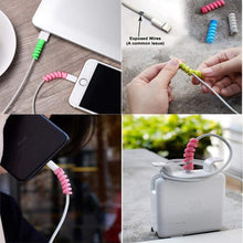 Load image into Gallery viewer, Spiral Cable Protector Set of 12 pcs