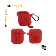 Load image into Gallery viewer, Mehroon Silicone Case for AirPods 1/2