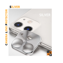 Load image into Gallery viewer, Silver Alloy Camera Lens Protector for Apple Iphone 11