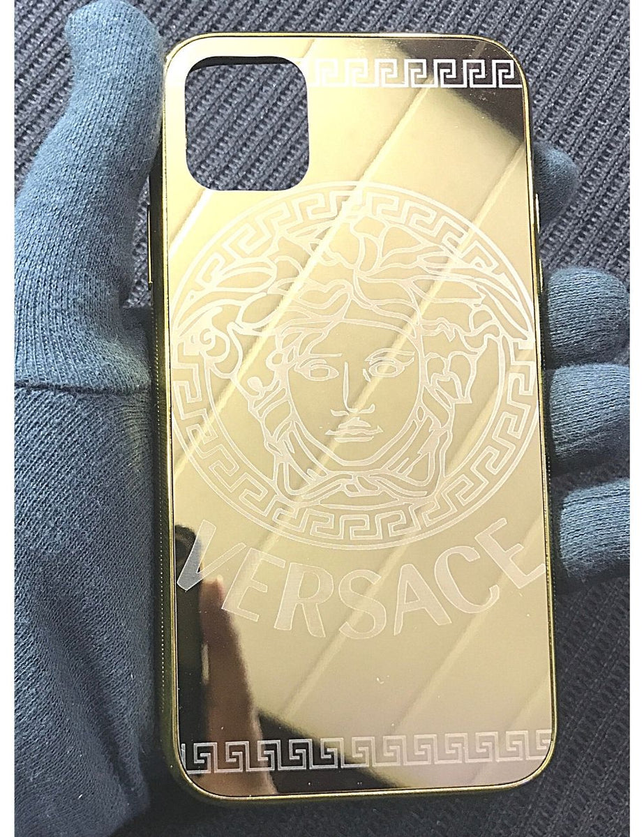 Glass Iphone 11 Pro Versace Case Versace Black White IPhone 11 Pro