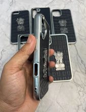 Load image into Gallery viewer, Satyamev Jayate Leather Case For Apple Iphone 16 Plus
