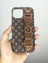Load image into Gallery viewer, Branded Leather Belt Luxury Case For Apple Iphone 13
