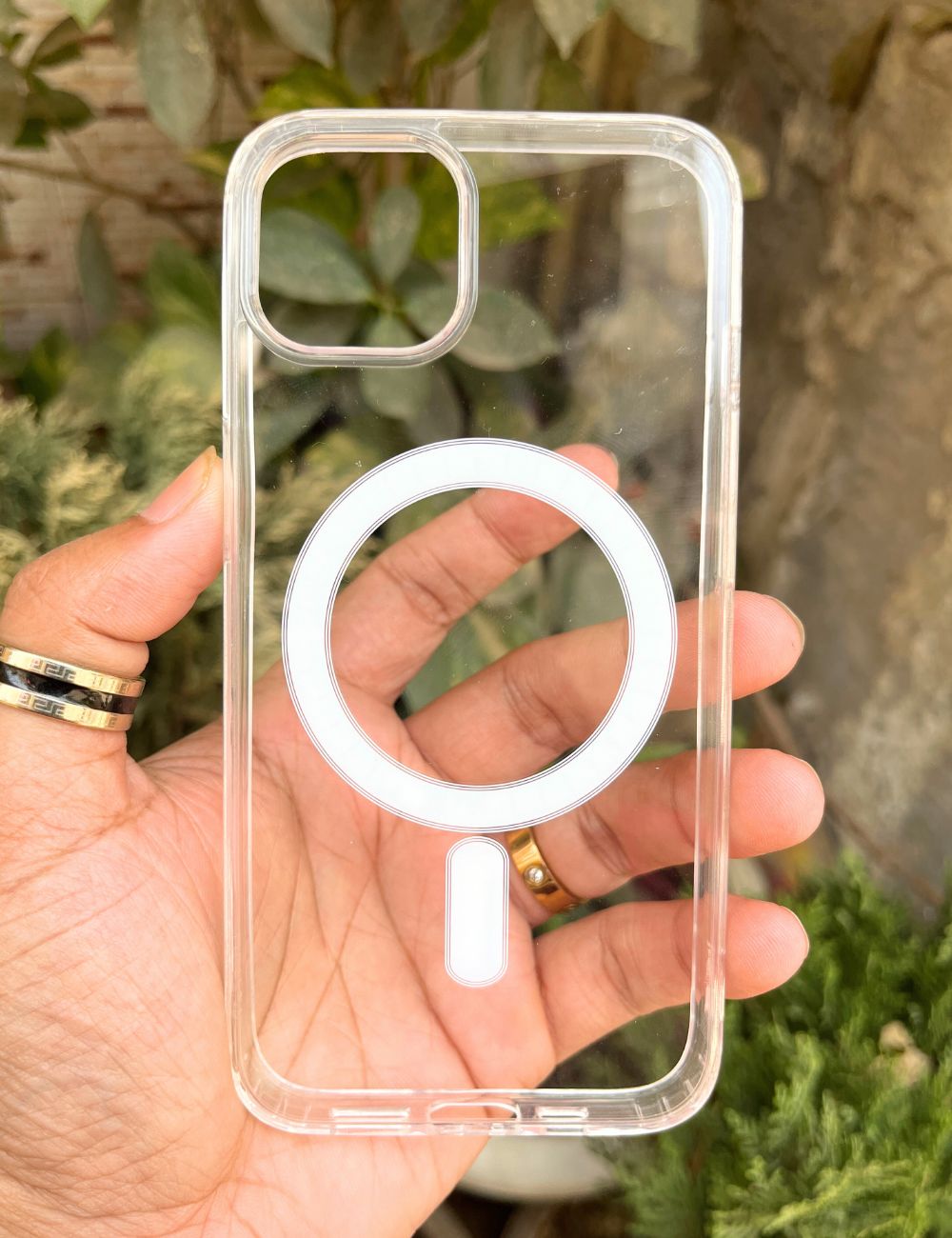 Transparent Magsafe premium case for Apple Iphone 15 Pro