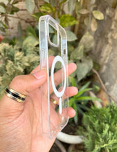 Load image into Gallery viewer, Transparent Magsafe premium case for Apple Iphone 15 Pro
