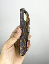 Load image into Gallery viewer, Branded Leather Belt Luxury Case For Apple Iphone 13
