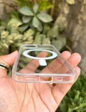 Load image into Gallery viewer, Transparent Magsafe premium case for Apple Iphone 15 Pro
