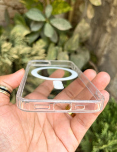 Transparent Magsafe premium case for Apple Iphone 15 Pro