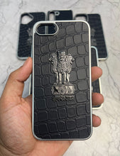 Load image into Gallery viewer, Satyamev Jayate Leather Case For Apple Iphone 7/8
