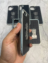 Load image into Gallery viewer, Satyamev Jayate Leather Case For Apple Iphone 7/8
