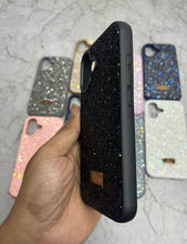 Load image into Gallery viewer, Black Swarovski Luxury Case For Apple Iphone 16
