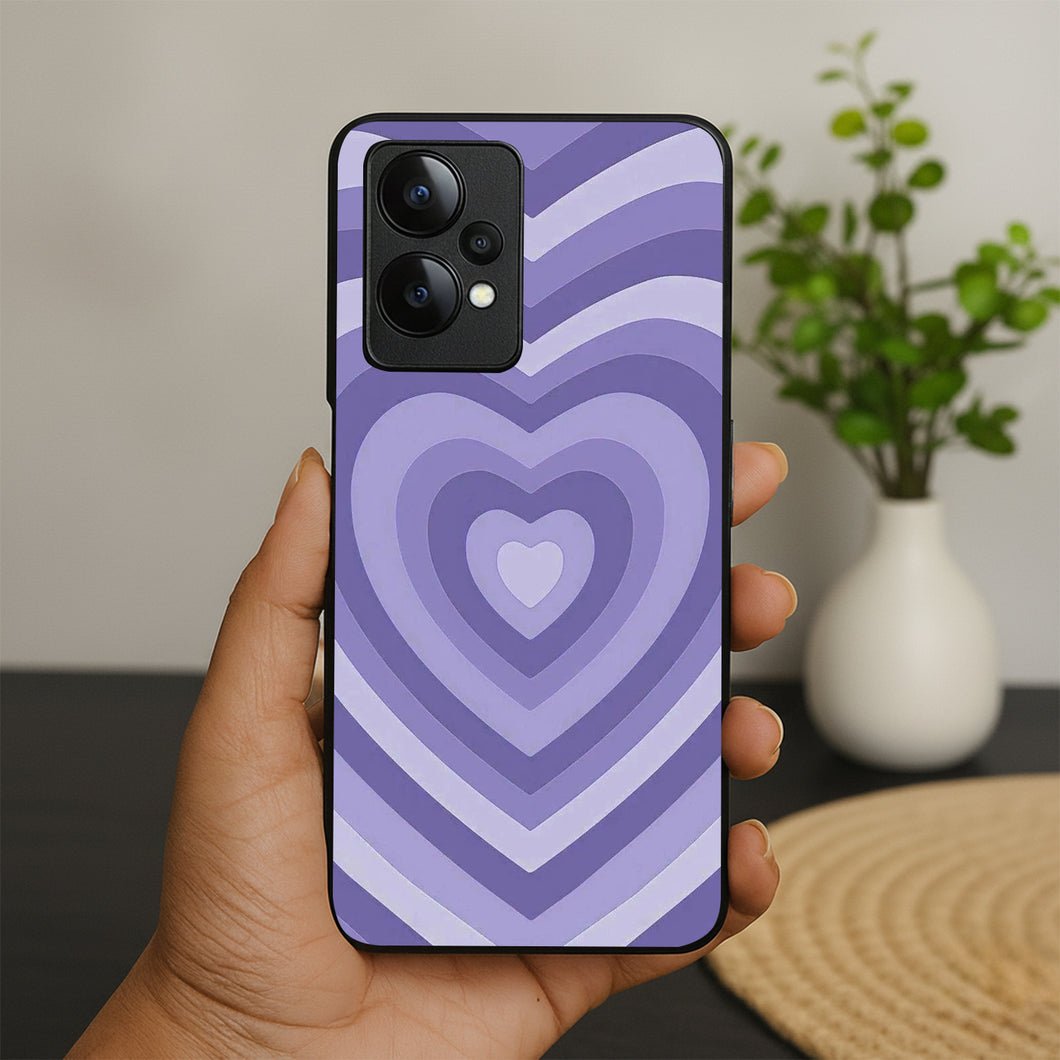 Lavender Pulse Printed Metal Case For Oneplus Nord Ce 2 Lite