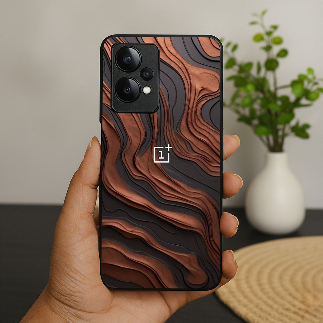 Molten Contours Printed Metal Case For Oneplus Nord Ce 2 Lite