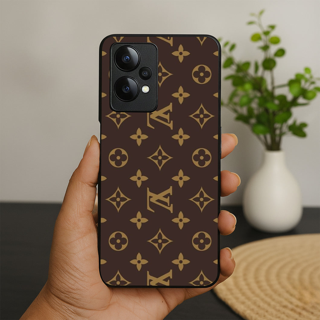 Monogram Luxe Printed Metal Case For Oneplus Nord Ce 2 Lite