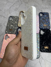 Load image into Gallery viewer, White Swarovski Luxury Case For Apple Iphone 16
