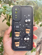 Load image into Gallery viewer, Black Coffee Silicone Designer Case For Oneplus Nord
