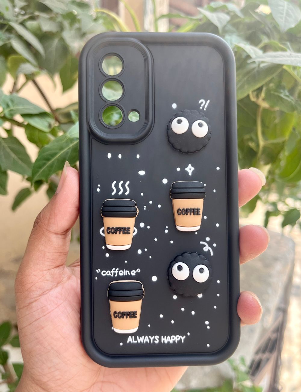 Black Coffee Silicone Designer Case For Oneplus Nord CE