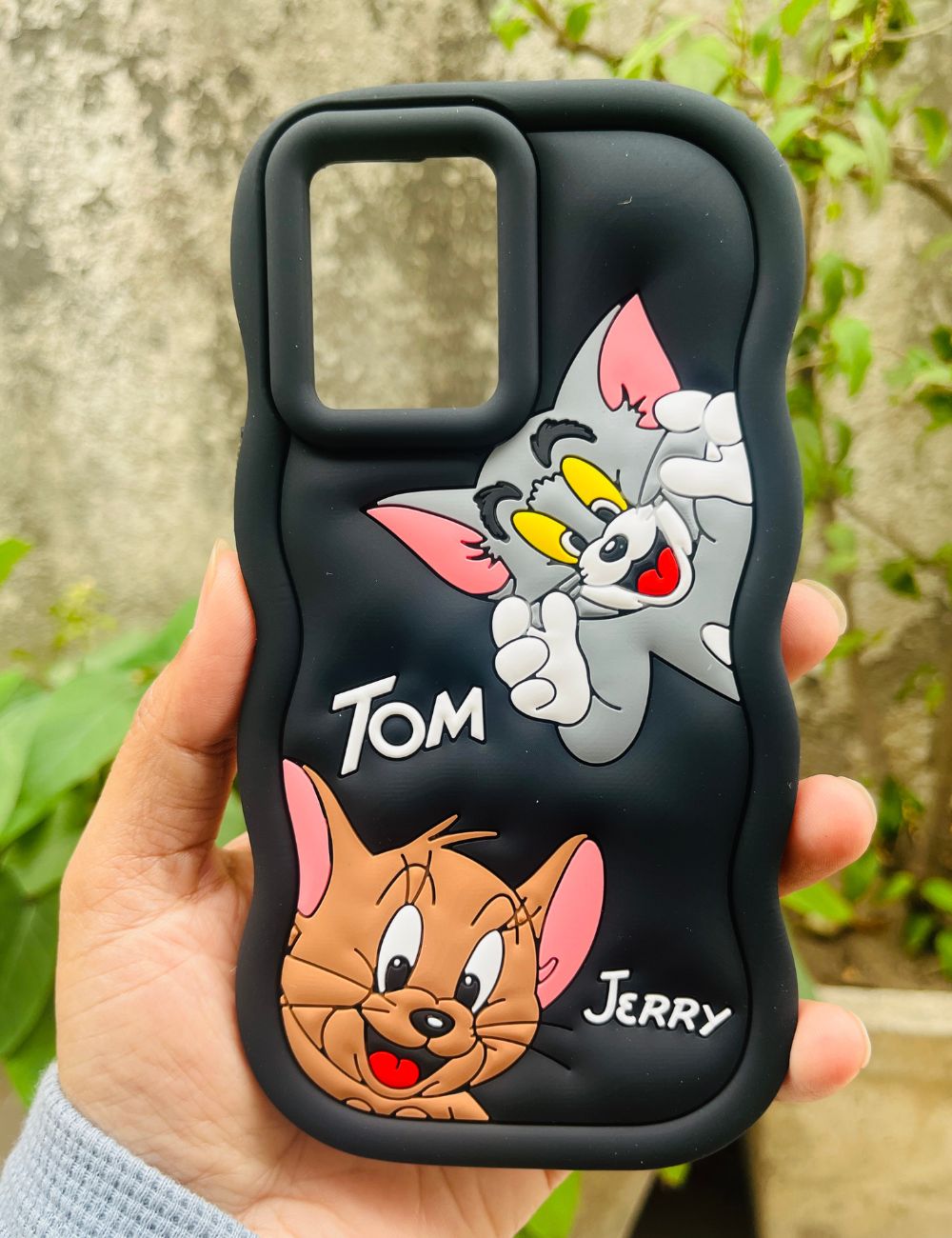 Black T&J Cartoon cute silicone case for Oneplus Nord Ce 2 Lite