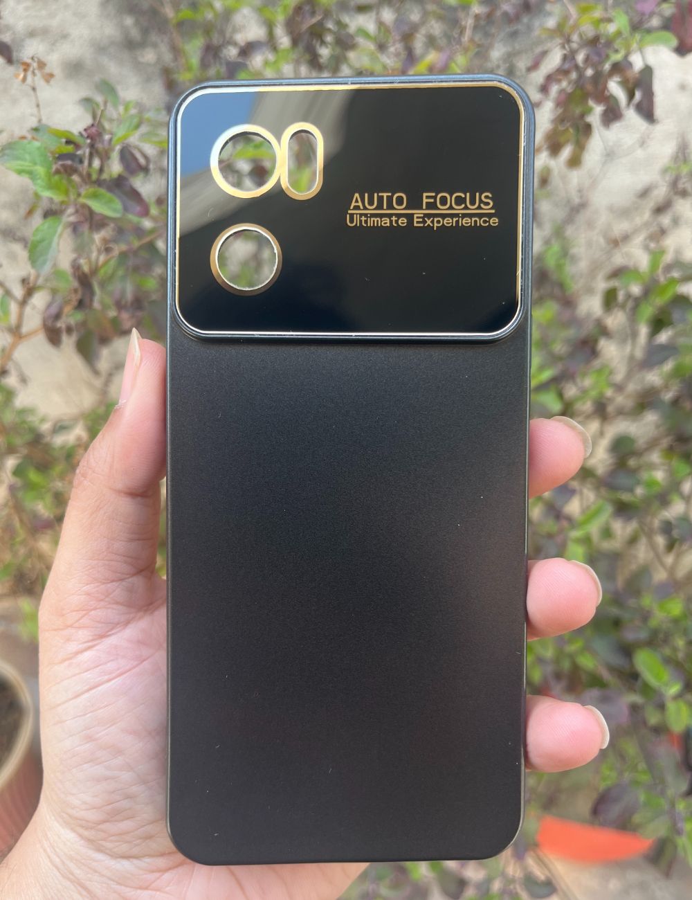 Black auto focus soft case for OnePlus Nord CE 2