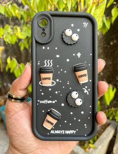 Black Coffee Silicone Designer Case For Apple Iphone XR – Caselolo Black Coffee Silicone Designer Case For Apple Iphone XR – Caselolo