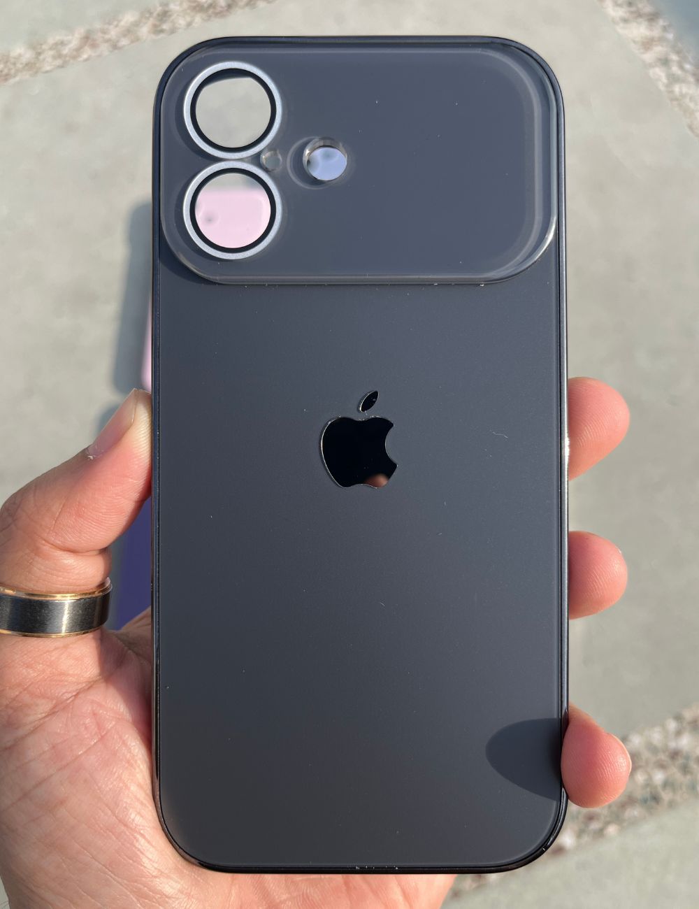 Black 17 Series Look Inspired Case For Apple Iphone 16