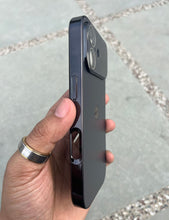 Load image into Gallery viewer, Black Electroplated Chrome Glass Lense Case For Apple Iphone 17
