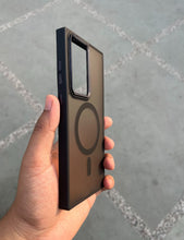 Load image into Gallery viewer, Black Matte Magsafe Case For Samsung Galaxy S23 Ultra
