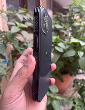 Load image into Gallery viewer, Black Leather 2in1 Glass Lense Case For Apple Iphone 13
