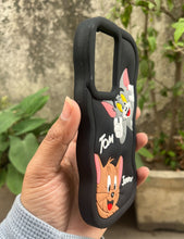 Load image into Gallery viewer, Black T&amp;J Cartoon cute silicone case for Oneplus Nord Ce 2
