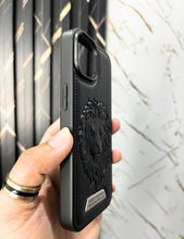 Load image into Gallery viewer, Black Lion Engraved Luxury Designer Case For Apple Iphone 13
