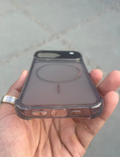 Load image into Gallery viewer, Black Edge To Edge Drop Protection Clear Case For Apple Iphone 15
