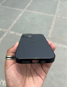 Black Electroplated Chrome Glass Lense Case For Apple Iphone 13