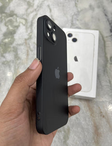 Black Hard Pc premium case for Apple Iphone 14 Plus