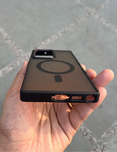 Black Matte Magsafe Case For Samsung Galaxy S22 Ultra
