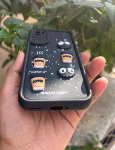 Black Coffee Silicone Designer Case For Oneplus Nord