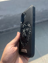 Load image into Gallery viewer, Black Lion Engraved Luxury Designer Case For Apple Iphone 16
