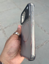 Load image into Gallery viewer, Black Edge To Edge Drop Protection Clear Case For Apple Iphone 17
