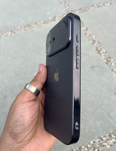 Load image into Gallery viewer, Black Electroplated Chrome Glass Lense Case For Apple Iphone 17
