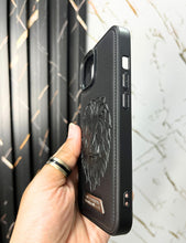 Load image into Gallery viewer, Black Lion Engraved Luxury Designer Case For Apple Iphone 13
