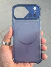 Load image into Gallery viewer, Blue Edge To Edge Drop Protection Clear Case For Apple Iphone 13
