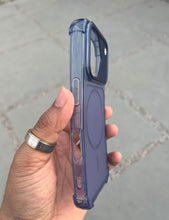 Load image into Gallery viewer, Blue Edge To Edge Drop Protection Clear Case For Apple Iphone 17
