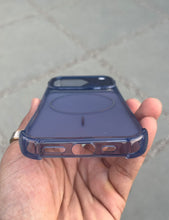 Load image into Gallery viewer, Blue Edge To Edge Drop Protection Clear Case For Apple Iphone 17
