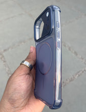 Load image into Gallery viewer, Blue Edge To Edge Drop Protection Clear Case For Apple Iphone 17
