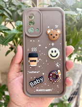 Load image into Gallery viewer, Brown Coffee Silicone Designer Case For Oneplus Nord CE
