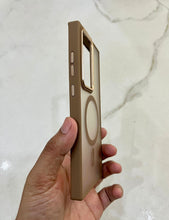 Load image into Gallery viewer, Brown Matte Magsafe Case For Samsung Galaxy S22 Ultra
