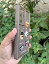 Load image into Gallery viewer, Brown Coffee Silicone Designer Case For Samsung Galaxy S22 Ultra
